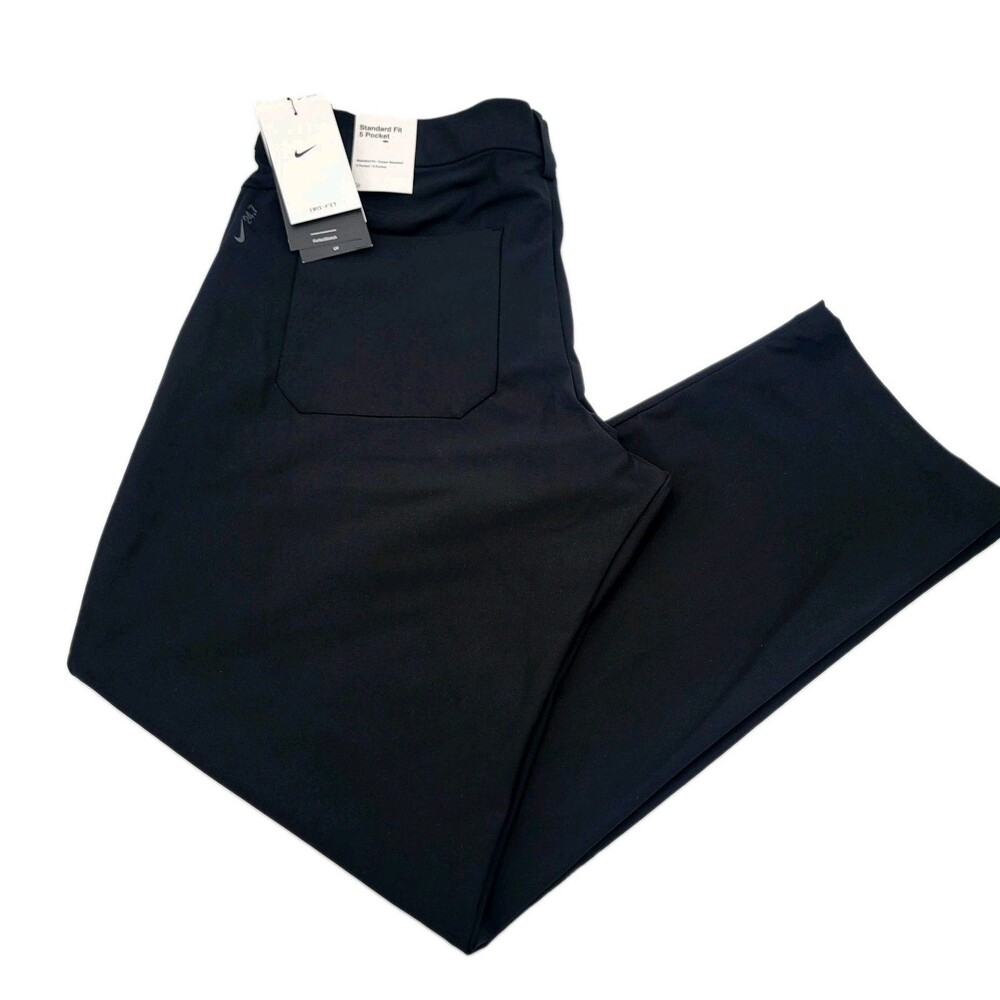 Nike 24.7 Perfect Stretch DriFIT 5-Pocket Pants Men's 36x32 Black HQ6930-010 NWT